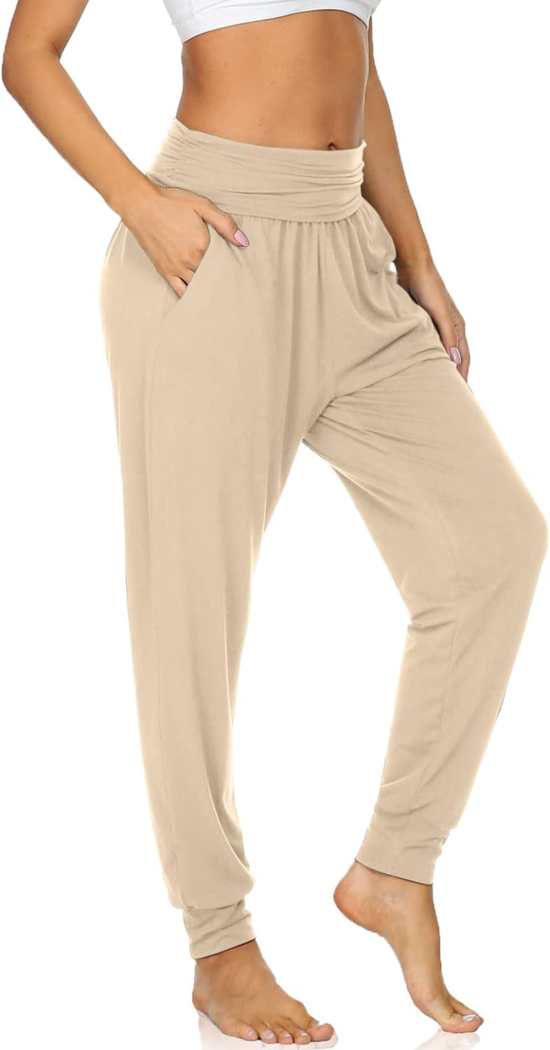 Women'S Cozy Yoga Joggers Pants Loose Workout Sweatpants Comfy Lounge Pants with Pockets