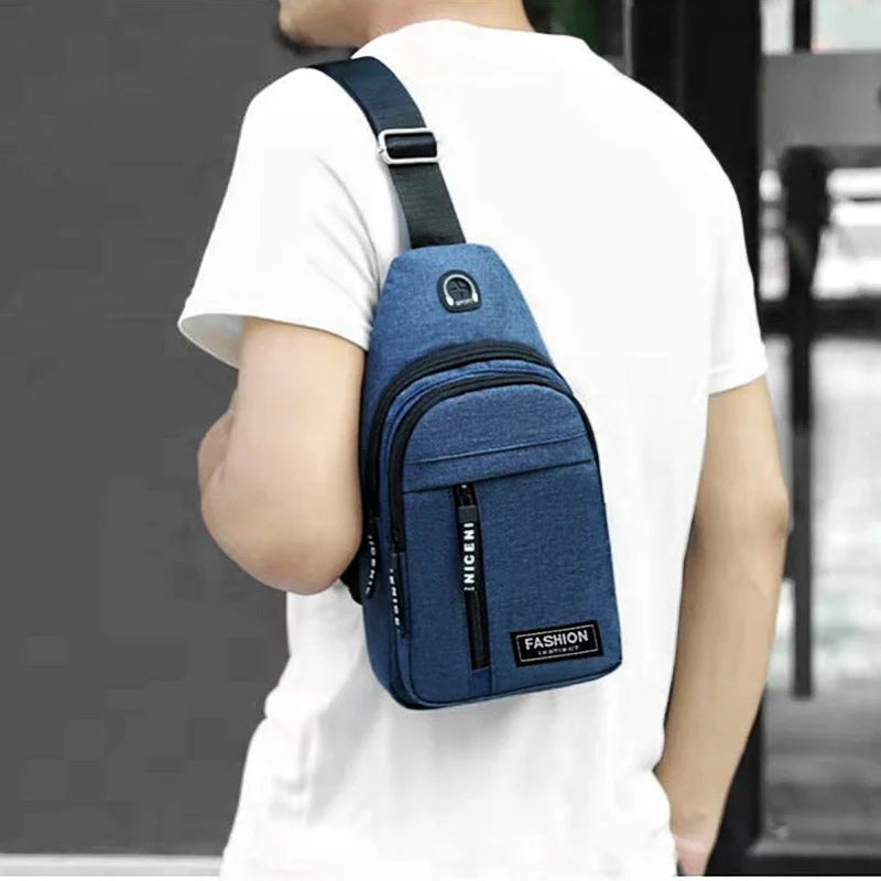 Men's Multifunctional Waterproof Chest Bag