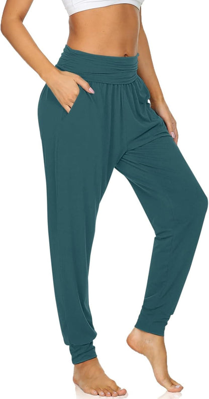 Women'S Cozy Yoga Joggers Pants Loose Workout Sweatpants Comfy Lounge Pants with Pockets