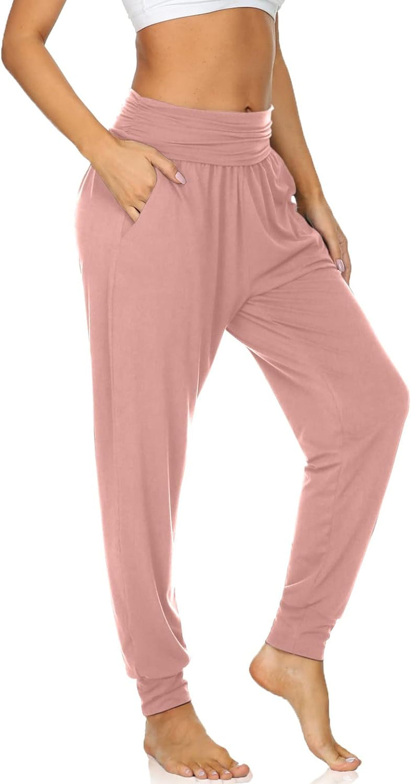 Women'S Cozy Yoga Joggers Pants Loose Workout Sweatpants Comfy Lounge Pants with Pockets