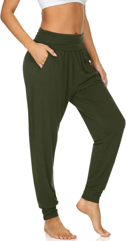 Women'S Cozy Yoga Joggers Pants Loose Workout Sweatpants Comfy Lounge Pants with Pockets